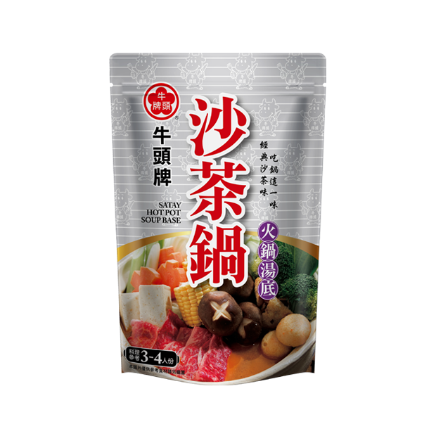 Bull Head Brand Satay Hot Pot Soup Base 350g 牛頭牌沙茶鍋火鍋湯底