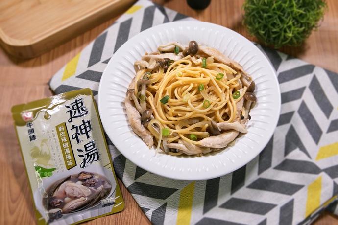 剝皮辣椒雞肉義大利麵,剝皮辣椒速神湯,剝皮辣椒