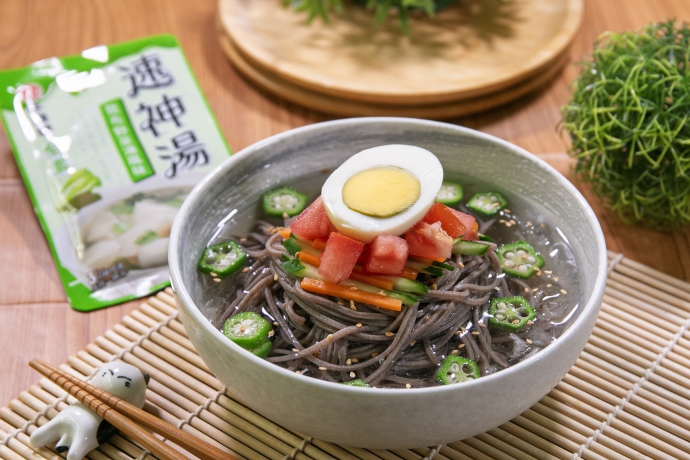 昆布野菜冷麵,昆布野菜速神湯,冷麵,夏日料理