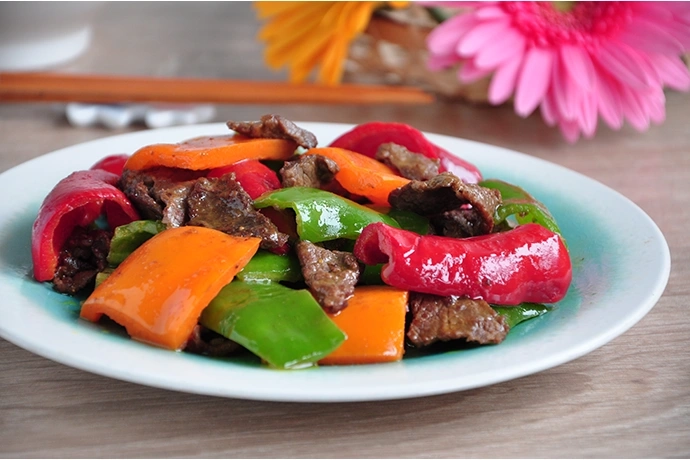Curry Beef with Bell Peppers