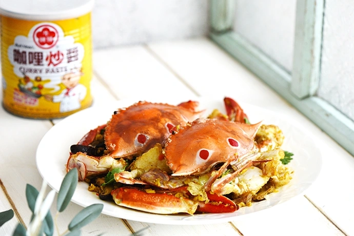 Stir-fried Curry Crab