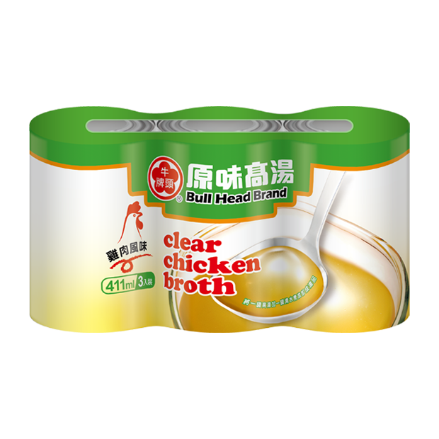 原味高湯-雞肉風味411ml(3入組)