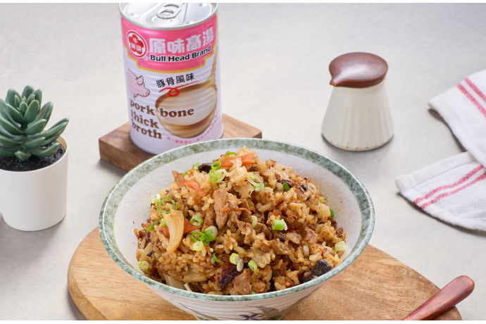 高麗菜飯,紅蔥醬,高湯,高麗菜